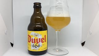 Duvel 666 👹 Belgian Blonde  Duvel Moortgat Brewery from Belgium 🇧🇪 [upl. by Anetsirk]