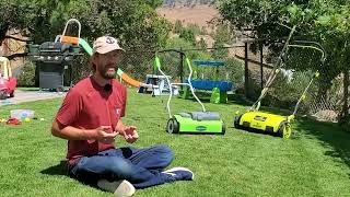 How To Use An Electric Dethatcher On Your Lawn [upl. by Sivet]