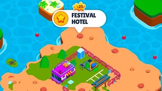 My Perfect Hotel  Festival Hotel Prestige Level Up Max Level 25 Android Gameplay [upl. by Willa]