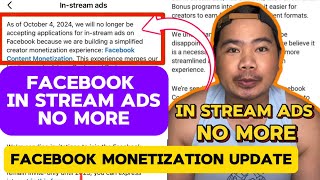 Facebook Monetization Update  Instream ads facebook update kabayanindubai [upl. by Trebloc]