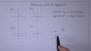 VWO6wisAH17 Redeneren met de afgeleide [upl. by Ahsilrae]