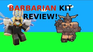 Roblox Bedwars Barbarian Kit review [upl. by Nniw]