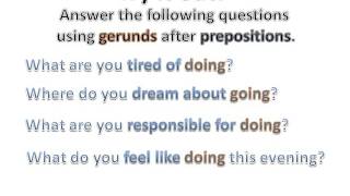 preposition  gerund [upl. by Luby]