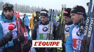 Biathlon  CM H  «La France ne gagne que dans des conditions stables» [upl. by Ansev]