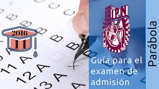 Guía para el examen de admisión al IPN  Geometría  Parábola [upl. by Rothschild404]