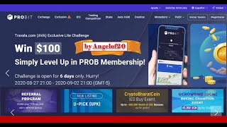 Probit Exchange Participa en los Eventos Stake y Trading Competition de Criptomonedas by Angelof20 [upl. by Jona]