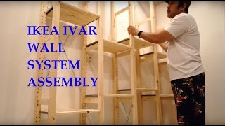 IKEA IVAR System Shelves Full Assembly and Review [upl. by Kaleena]