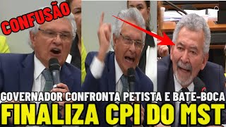 🚨BARRACO RONALDO CAIADO REBATE E MANDA PETISTA CALAR A BOCA APÓS GRAVE ACUSAÇÃO NA CPI DO MST HOJE [upl. by Ahsienroc]