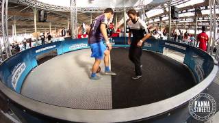 Belgian Panna Championship 2014 Evrim Nallar vs Abdelhafid won by panna [upl. by Isaiah]