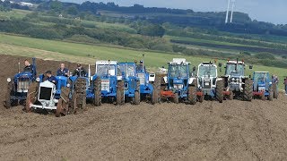 Ford F Major 1184 4000 4600 4610 7810 8000 amp FW35  Ploughing 41Furrows at Once [upl. by Hatcher]