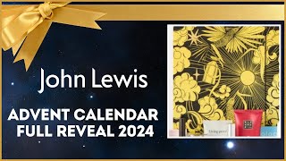 JOHN LEWIS ADVENT CALENDAR REVEAL 2024 [upl. by Yornoc590]