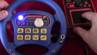 Circuit bent toy steering wheel [upl. by Brahear]