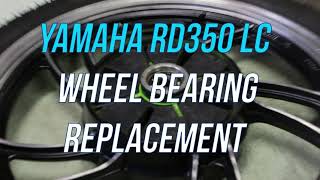 RD 350 LC Wheel bearing replacement [upl. by Nireves]