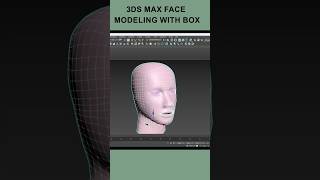 3ds Max face modeling with box 3dsmaxhinditutorials [upl. by Nanyt]