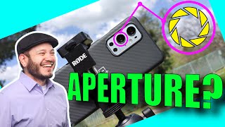 Camera Aperture Explained Take Better Photos From Your Phone [upl. by Giarla]