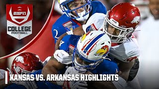 Liberty Bowl Kansas Jayhawks vs Arkansas Razorbacks  Full Game Highlights [upl. by Aihcats]