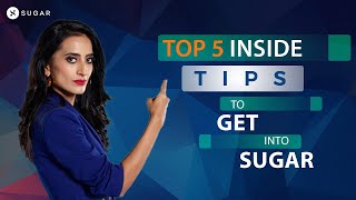 Top 5 Tips To Get Into SUGAR  Vineeta Singh  SUGAR Cosmetics [upl. by Ari864]