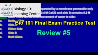 Biology Final Exam Review  Biology 101 Final Exam Review  Biology Midterm Review  Biology Major 5 [upl. by Elbas]