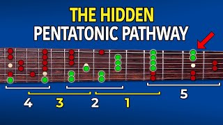 Connect All 5 Pentatonic Scale Positions With This Hidden Pathway  Lead Guitar Lesson [upl. by Nnaitsirhc]