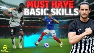 eFootball Basic Skills YOU MUST KNOW [upl. by Ahserak]