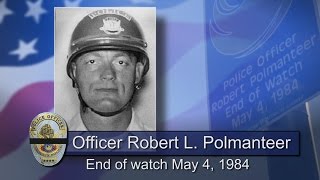 Memorial Marker for Officer Robert PolmanteerPhoenix Police Dept [upl. by Amat251]