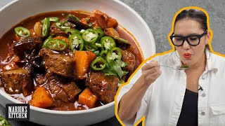 My Chinesestyle braised beef recipe that makes you feel good  Marions Kitchen [upl. by Zeuqirdor775]