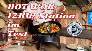 Kochen ohne Strom Der WOK geniales Krisenvorsorge Kochgerät HOT WOK Gas Kochstation Alltags Test [upl. by Hube186]