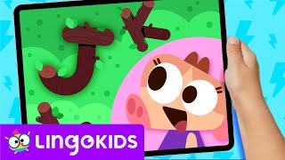 MATCH THE LETTERS for Kids Game 🔤🕹️ Games for Kids 🍃  Lingokids Games [upl. by Rachael]