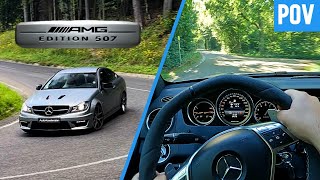 MercedesBenz C63 AMG Edition 507  POV  FLYBYS  SOUND 4K UHD [upl. by Vidda]