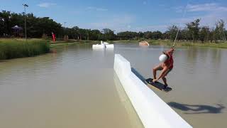 Pro Wakeskate  2019 Nautique Wake Park Nationals [upl. by Kati]