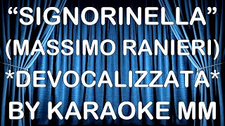 Massimo Ranieri  Signorinella DEV KARAOKE MM [upl. by Hospers]