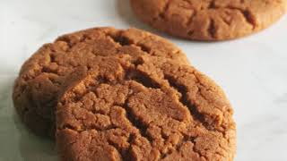 Eggless Ginger Cookie Recipe  Ginger Nuts Recipe  FoodLifeAndMoney [upl. by Eicul]