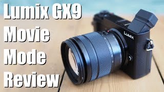 Panasonic Lumix GX9 4k movie mode review [upl. by Alon639]