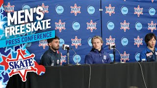 Mens Free Skate Press Conference  2024 Skate America ISU Grand Prix [upl. by Niknar81]