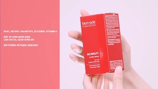 BIOTRADE VIETNAM  Hướng dẫn sử dụng Kem trị mụn Acnaut Active Cream [upl. by Kissiah]