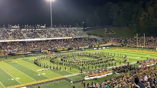 Appalachian State Marching Mountaineers Halftime Show [upl. by Patric]