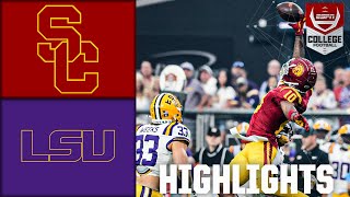 USC Trojans vs LSU Tigers  Full Game Highlights  ESPN College Football [upl. by Petrie879]