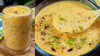 Mango Sago Dessert RecipeRefreshing Summer Drink RecipeMango Sago Drink By Samina Food Story [upl. by Adla]