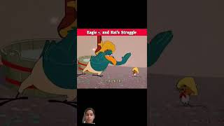 Chil ka ho gaya popat cartoon cartoonnetwork eaglefight funny [upl. by Enilarak482]