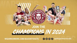 Wigan Warriors Season Tickets 2024 [upl. by Islean]