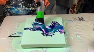 270  New paint colour MUST SEE  Acrylic Pour Painting [upl. by Arianne392]