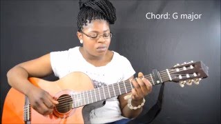 Oliver Mtukudzi  todii tutorial part3amp4 by CamGuitar [upl. by Fablan]