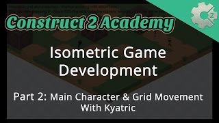 Isometric Game Development Part 2 Main Character and Grid Movement  with Kyatric [upl. by Aicatsana64]