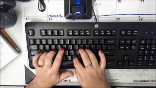 Proper typing hand positions [upl. by Grayson]