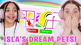 I GAVE My BEST FRIEND ALL HER DREAM PETS In Adopt Me Roblox [upl. by Eannaj]