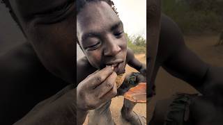 Its Lunch time See how Hadza cooks their favorite meal middle of nowhere ‼️😲😋hadzabetribe food [upl. by Cummings]