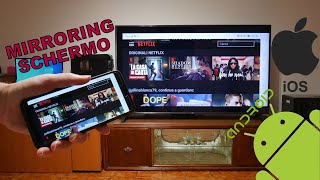 Come proiettare lo schermo del Telefono Android  iOS alla TV di casa [upl. by Amahs]