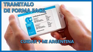 💉 PASE SANITARIO ARGENTINA 📲 Desde CIDI CUIDAR y MI ARGENTINA [upl. by Nuawad]