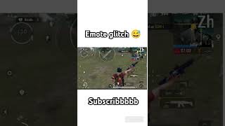 Emote glitch subscribe😅🔥 pubgmobilebgmiemoji [upl. by Wan564]