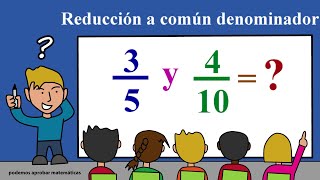 Reducir fracciones a común denominador [upl. by Tilford]